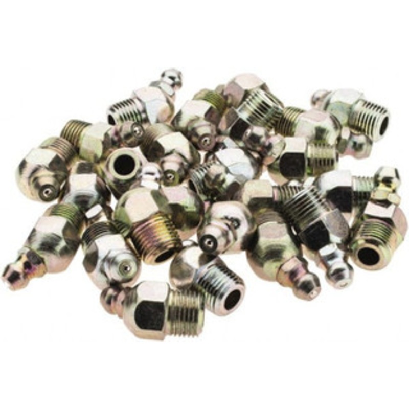 Value Collection 30 Head Angle, 1/8-27 Standard Grease Fitting Zinc Plated Finish BDNA-7575 – 61862165