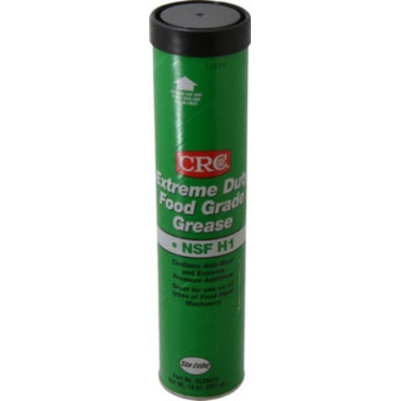 CRC 14 oz Cartridge Calcium Heavy Duty Grease Tan, Extreme Pressure, Food Grade & High/Low Temperature, 400F Max Temp, NLGIG 2 1007930 – 43103704