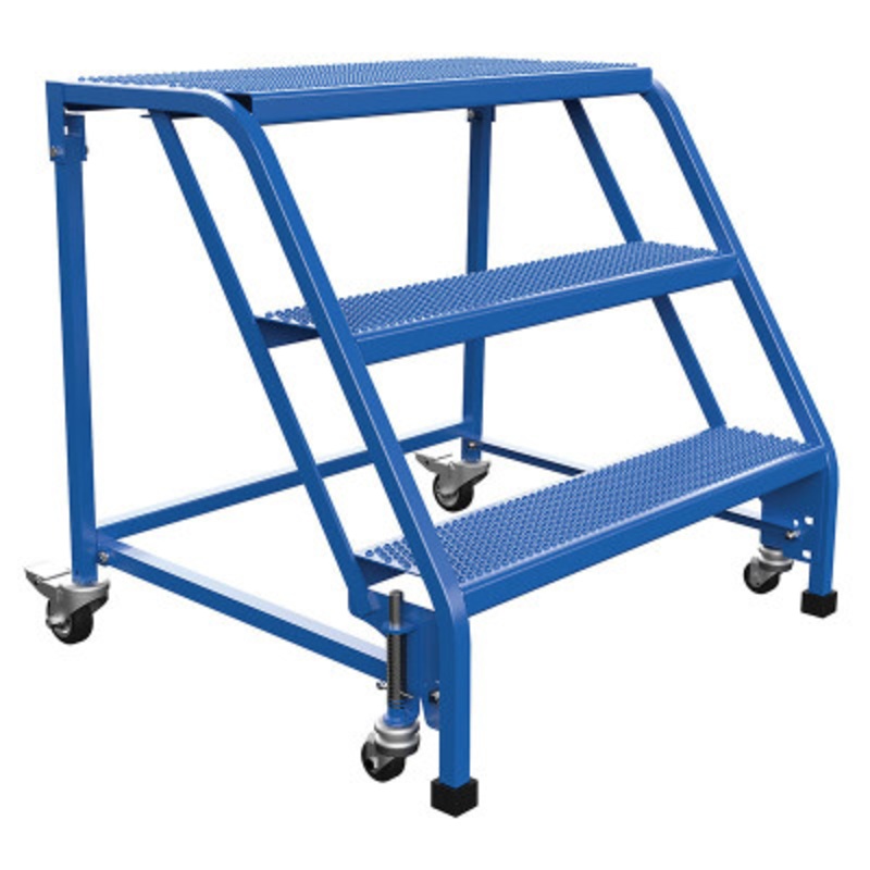 Slope Ladder No Rail 58 Deg 3 Perforated 30-1/4in Step Width, 350lb