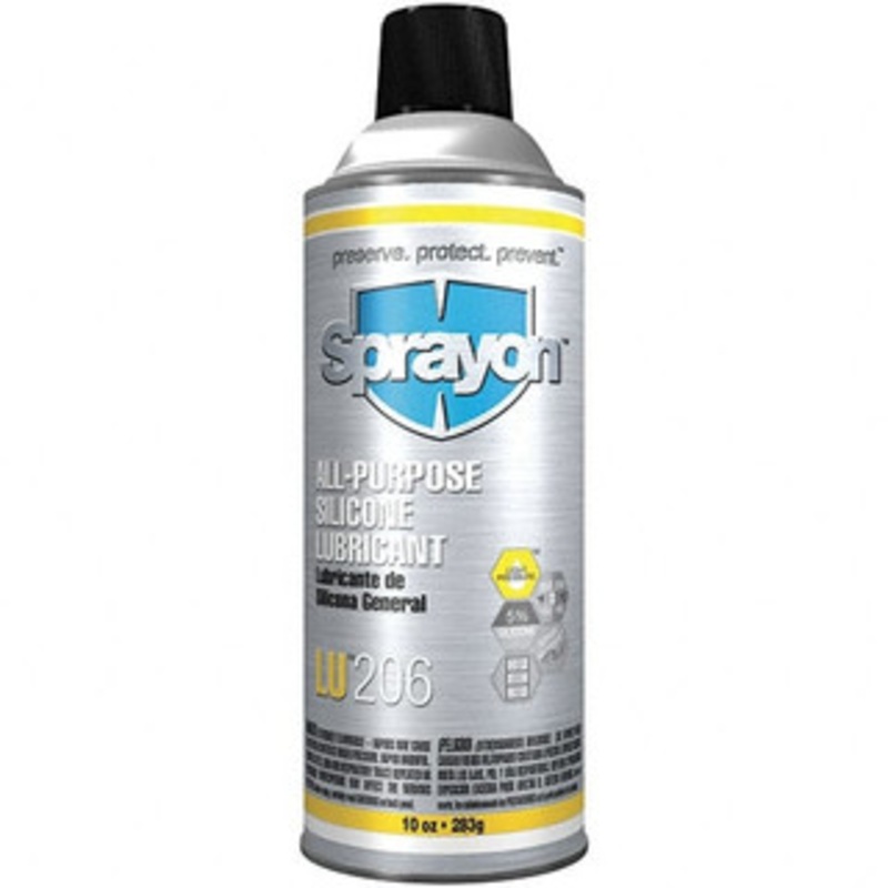 Sprayon 16 oz Aerosol Silicone Penetrant/Lubricant Clear, -50F to 375F SC0206000 – 00253427