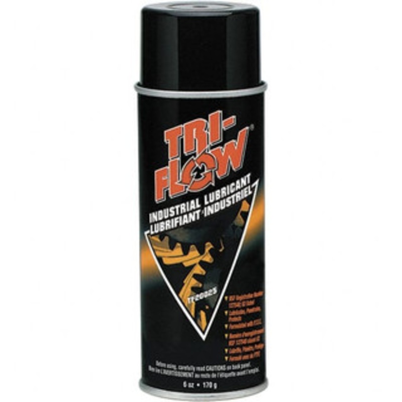 Tri-Flow 8 oz Aerosol with PTFE Penetrant/Lubricant Brown, -60F to 475F, Food Grade TF200251 – 00157537