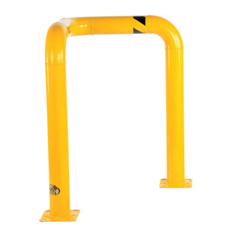 Triple Elbow Guard 34-1/8in x 34-1/8in x 42-9/16in, Yellow