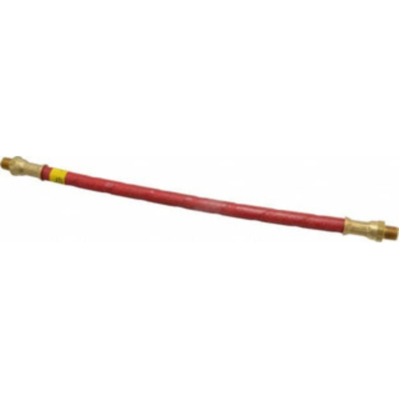 Alemite 12 Long, 4,800 psi Operating Pressure, Elastomeric Grease Gun Hose 1/8 NPTF, 12,000 psi Burst Pressure 317850-1 – 03243763