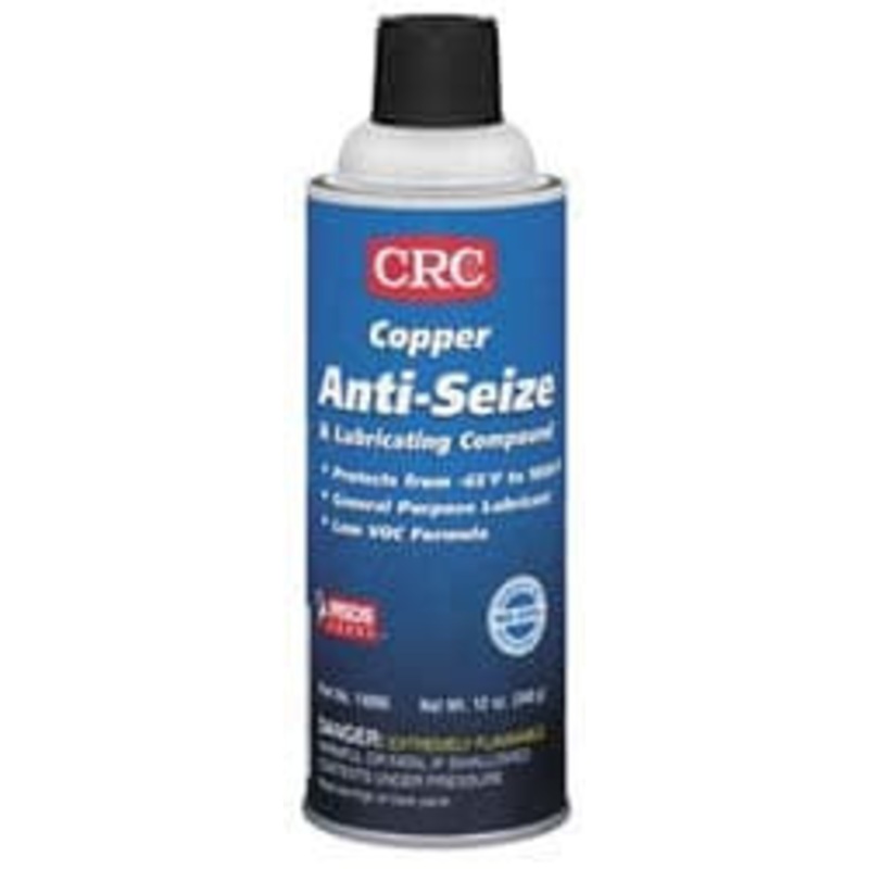 CRC 16 oz Aerosol General Purpose Anti-Seize Lubricant Copper, -95 to 1,800F, Bronze, Water Resistant 1004829 – 05092077