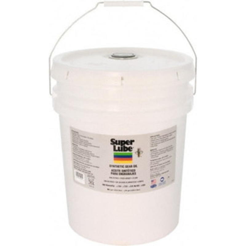 Synco Chemical Super Lube 5 Gal Pail, Synthetic Gear Oil -45F to 450F, ISO 460 54405 – 05887369