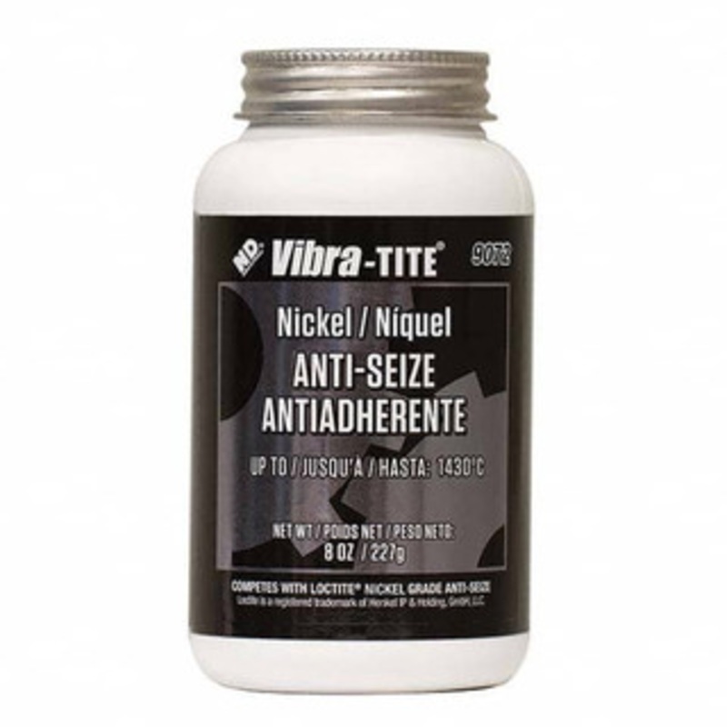 Vibra-Tite 8 oz Jar, Nickel Anti-Seize Lubricant, with Brush Cap -65 to 2600 F 90728 – 98922412