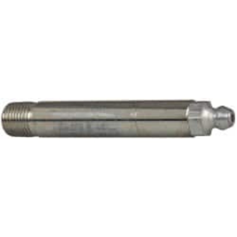 Alemite Straight Head Angle, 1/8 PTF Carbon Steel Standard Grease Fitting 3/8 Hex, 2-5/8 Overall Height, 2-3/16 Shank Length, 10,000 Operating psi, Zinc Plated Finish 1684-B – 03244365