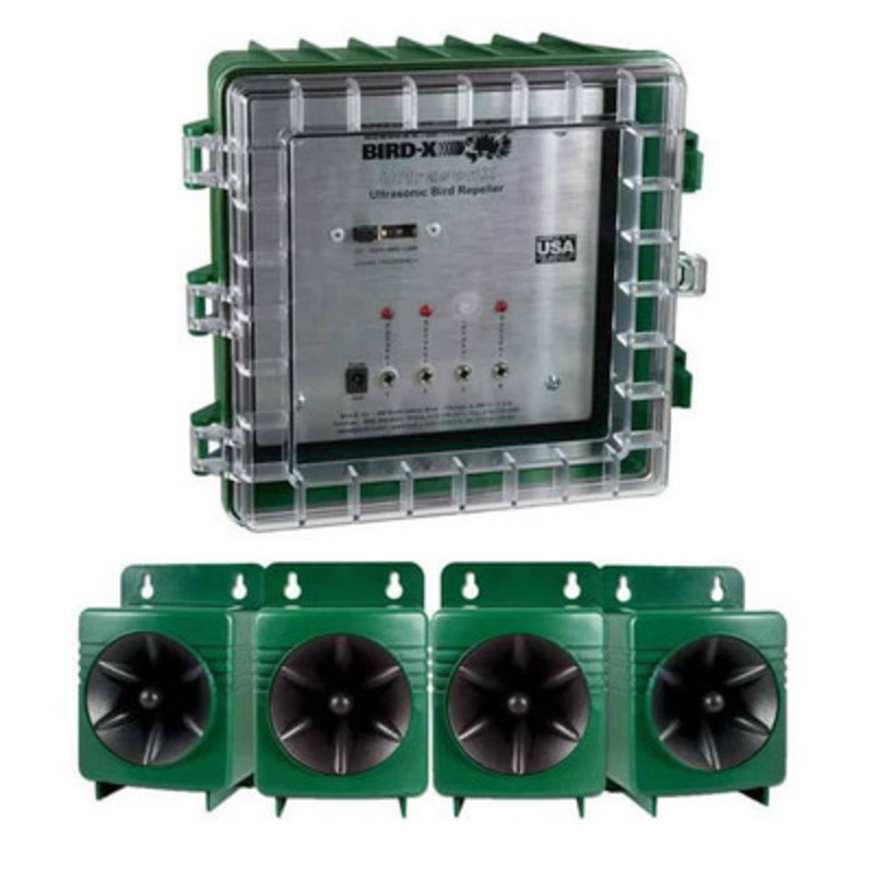 Bird Deterrent System with Ultrason X 4-Speaker, 220V