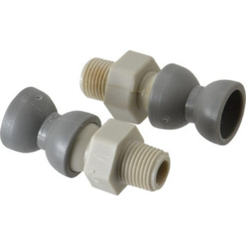 Cedarberg 2 Piece, 1/4 Hose ID, Female to Male Coolant Hose Pipe Thread Connector 1/8 NPT, For Snap-Loc Modular Hose Systems 8525-103A – 09778267