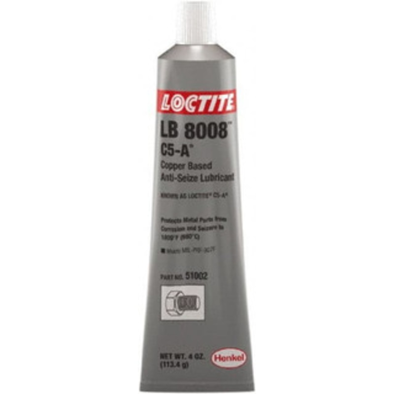 Loctite 4 oz Tube Anti-Seize Lubricant Copper, 1,800F, Copper 234194 – 94016581