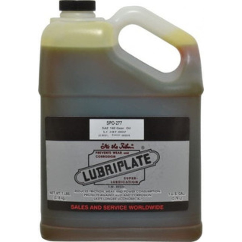 Lubriplate 1 Gal Bottle, Mineral Gear Oil 148 SUS Viscosity at 210F, 2260 SUS Viscosity at 100F, ISO 460 L0247-007 – 00424721