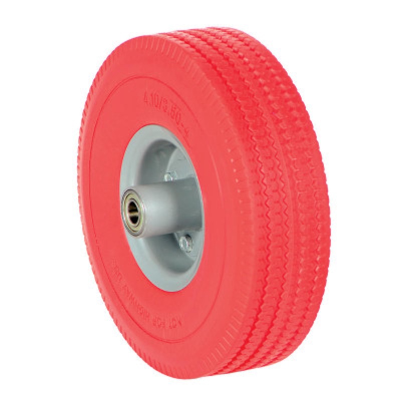 Solid Foam Wheel 10in Diameter x 3-1/2in Width, 300 lb., Red