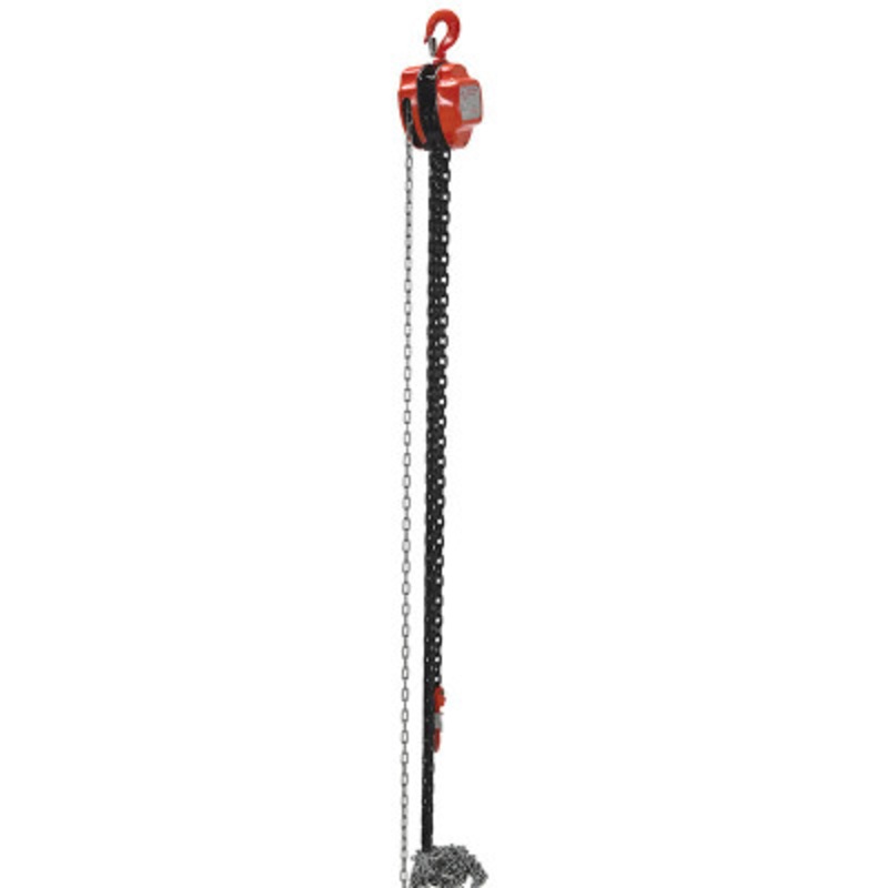 Steel Manual Chain Hoist, 15 Ft. Lift, 3,000 lb., Orange