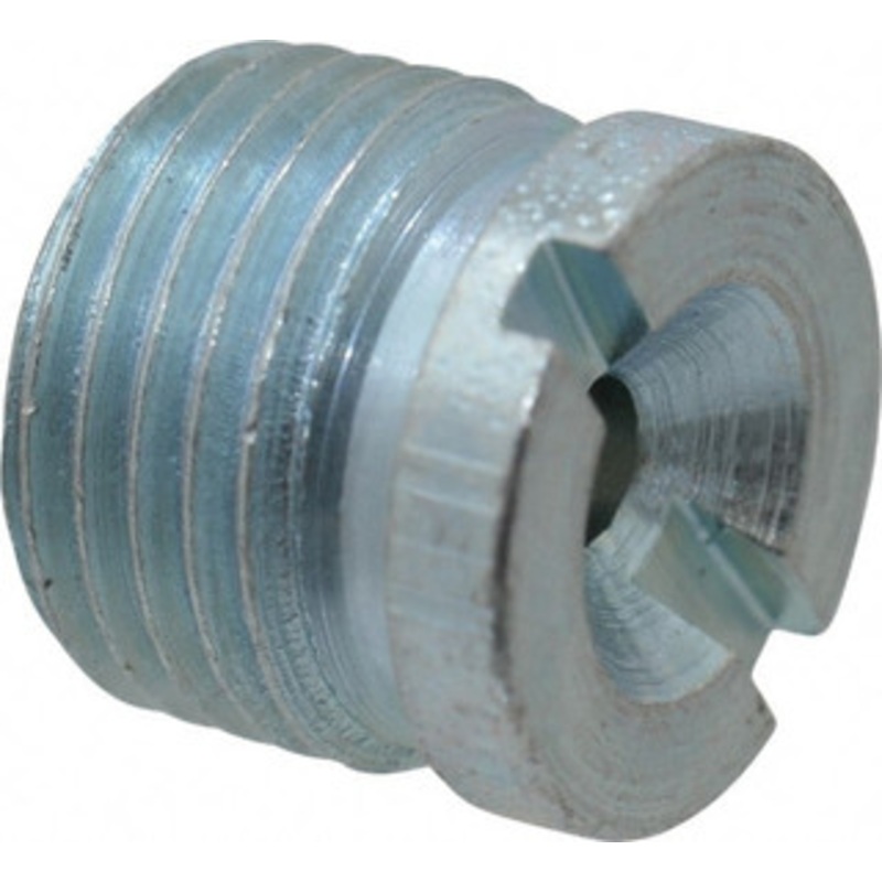 Alemite Straight Head Angle, 1/8 NPTF Flush-Style Grease Fitting 23/64 Overall Height, Zinc Plated Finish 1815 – 03245032