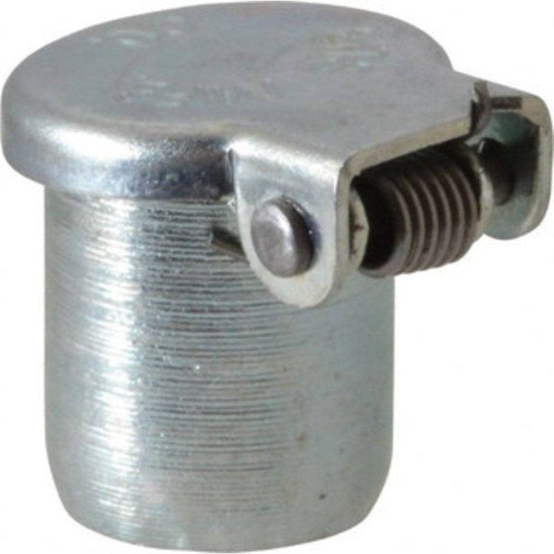 Gits Mfg Steel, Zinc Plated, Plain Drive One Piece, Straight Oil Hole Cover 0.378-0.380 Drive Diam, 3/8 Drive-In Hole Diam, 1/4 Drive Length, 1/2 Overall Height 00403 – 03242534