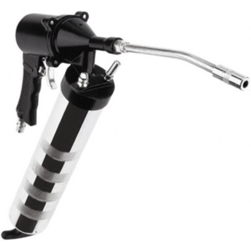 LuMax 3,000 Max psi, Flexible Air-Operated Grease Gun 14 oz Capacity, 1/8 Thread Outlet, 3-Way Fill LX-1160 – 48932891
