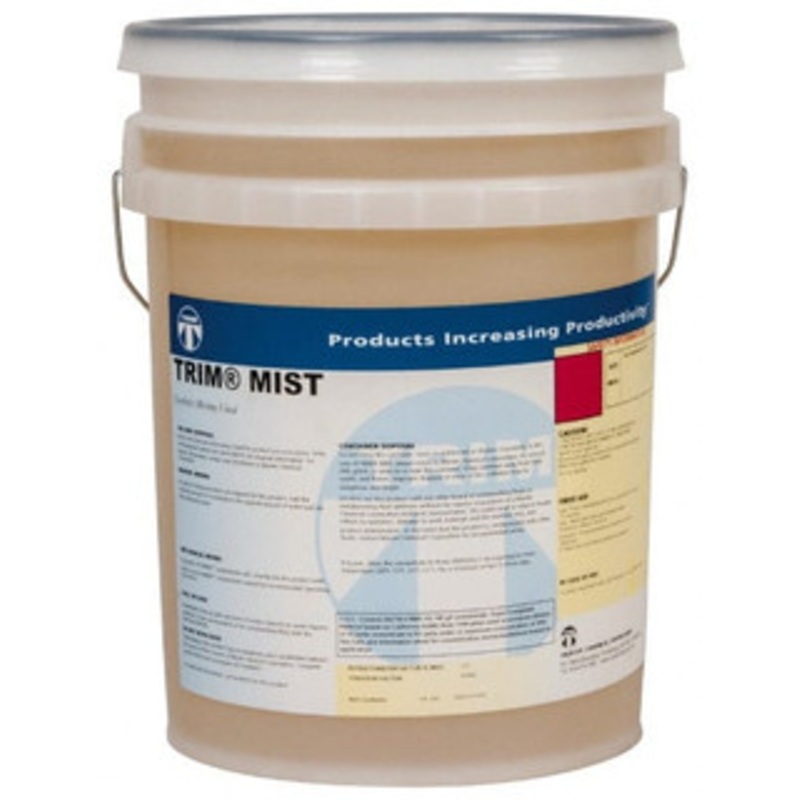 Master Fluid Solutions TRIM Mist 5 Gal Pail Cutting & Grinding Fluid Synthetic, For Use on Ferrous Metals & Nonferrous Metals MIST/5 – 01790567