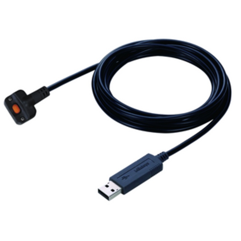 Mitutoyo Digimatic USB Input Tool Direct Connecting Cable with Data Button IP Micrometer Type – 06AFM380B