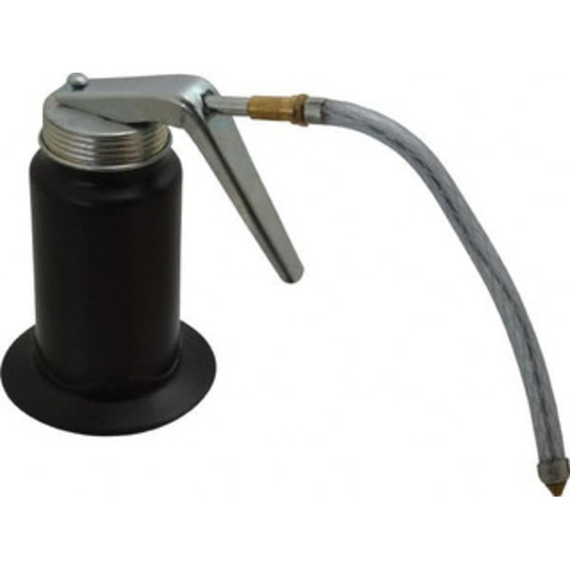 PROLUBE 180 mL Capcity, 6 Long Flexible Spout, Pistol-Grip Oiler Steel Pump, Steel Body, Powder Coated OC-15P/BS/F – 07273766