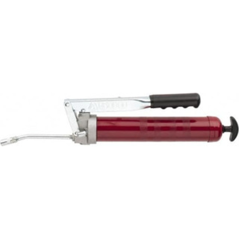 Alemite 10,000 Max psi, Rigid Lever Grease Gun 16 oz Capacity, 1/8 Thread Outlet, 21 Strokes per oz, 3-Way, Cartridge, Refill & Suction Fill, Includes Coupler & Loader Fitting 500 – 03243573