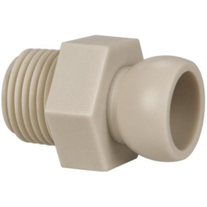 Cedarberg 4 Piece, 1/2 Hose ID, Male to Male Coolant Hose Pipe Thread Connector 1/2 NPT, For Snap-Loc Modular Hose Systems 8450-18 – 09778630