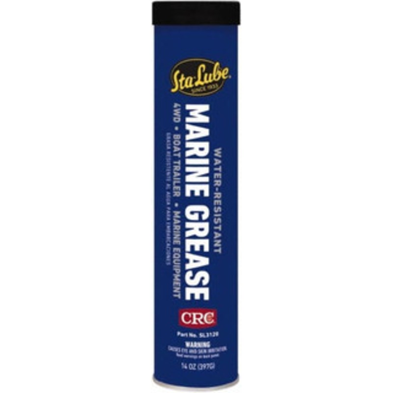 CRC 14 oz Cartridge Aluminum Complex Gel Paste Grease Blue, Nonflammable, 325F Max Temp, NLGIG 2 1007855 – 02190718