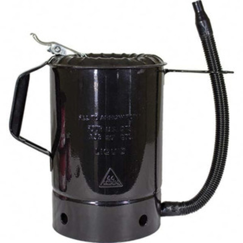 Funnel King Can & Hand-Held Oilers, Type: Bucket Oiler, Pump Material: Steel, Body Material: Steel, Capacity Range: 1 Gal. and Larger, Spout Type: Flexible Spout, Capacity (Qt.): 4.00 94494 – 10909661