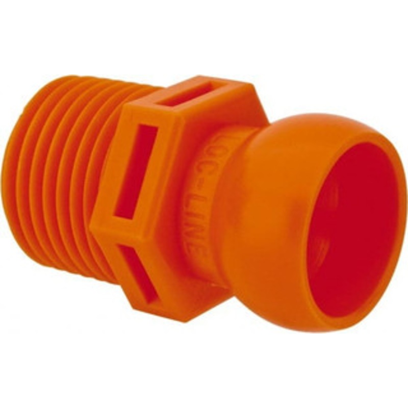 Loc-Line 50 Piece, 1/2 Hose ID, Male to Female Coolant Hose Connector 1/2 NPT, For Loc-Line Modular Hose Systems 59865 – 04877635