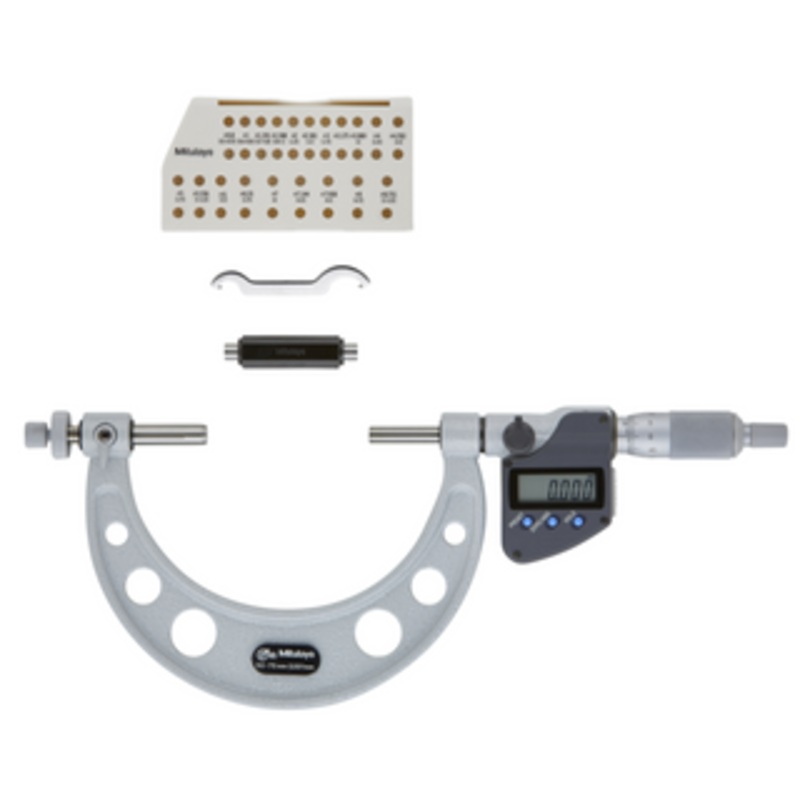 Mitutoyo Digital Gear Tooth Micrometer IP65, 50-75mm – 324-253-30