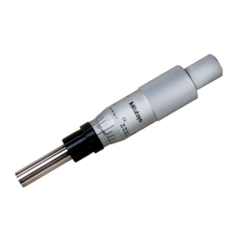 Mitutoyo Micrometer Head, Non-rotating Spindle, 0-1 – 153-208