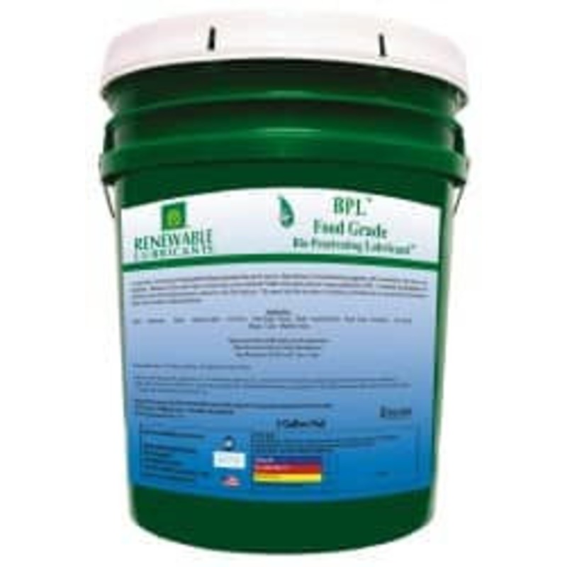 Renewable Lubricants 5 Gal Pail Thin Oily Film Penetrant/Lubricant 0F to 280F, Food Grade 87004 – 62681176