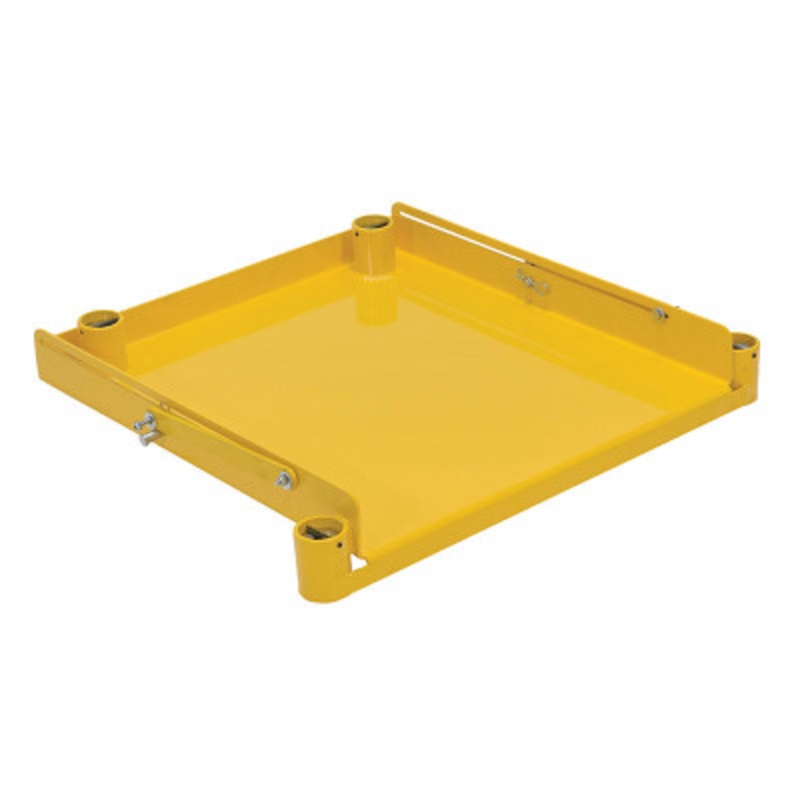 Roll Out Base, 800 lb., For Manual Trash Compactor, Yellow