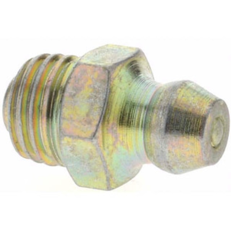Value Collection Straight Head Angle, M8x1 Taper Thread Grease Fitting Zinc Plated Finish BDNA–7604-55 – 61861993
