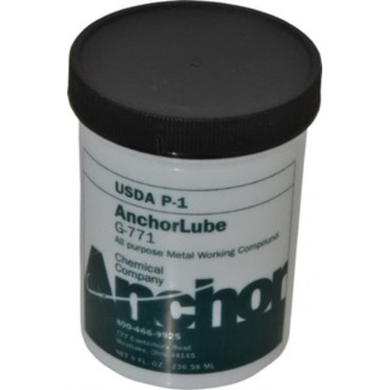 Anchor Lubricants Anchorlube G-771 1/2 Pt Jar Cutting Fluid Water Soluble, For Use on Brass, Iron, Stainless Steel, Steel 3011 – 00063917