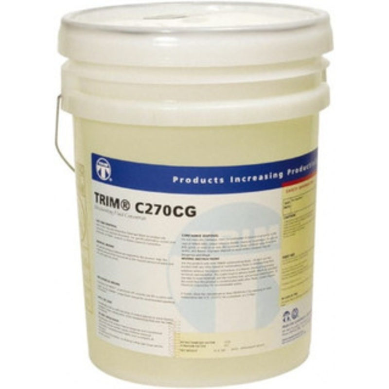 Master Fluid Solutions TRIM C270CG 5 Gal Pail Cutting & Grinding Fluid Synthetic, For Use on Ferrous Metals & Nonferrous Metals C270CG/5 – 60974516