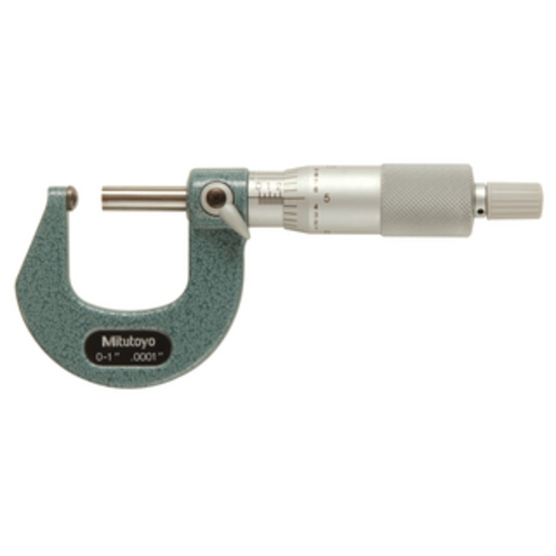 Mitutoyo Spherical Face Tube Micrometer, 0-1in – 115-253