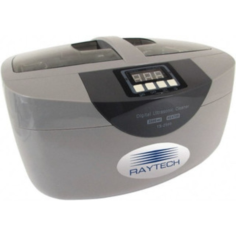 Raytech 0.66 Gal Free Standing Water-Based Ultrasonic Cleaner Stainless Steel Tank, AC 100-120V Volts, 160 Watts 23-096 – 65526287