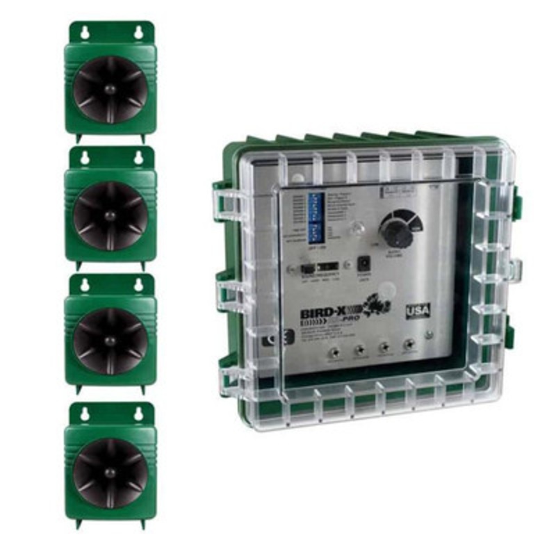 Bird Repeller Unit with Broadband Pro 4-Speaker, 220V