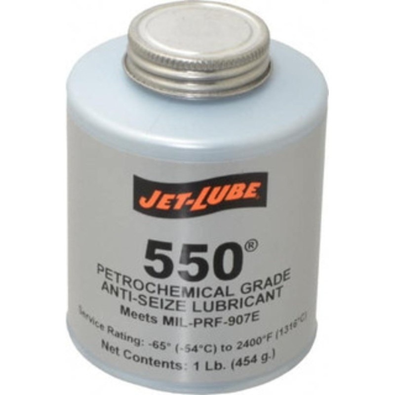 Jet-Lube 1 Lb Can Extreme Pressure Anti-Seize Lubricant Molybdenum Disulfide, -65 to 2,400F, Steel Blue, Water Resistant 15504 – 01461904
