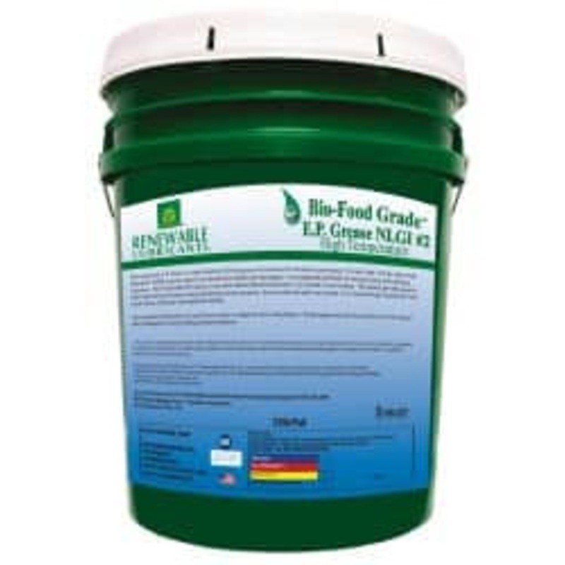 Renewable Lubricants 35 Lb Pail Biobased Extreme Pressure Grease White, Extreme Pressure, Food Grade & High Temperature, 590F Max Temp, NLGIG 2, 87504 – 62681648