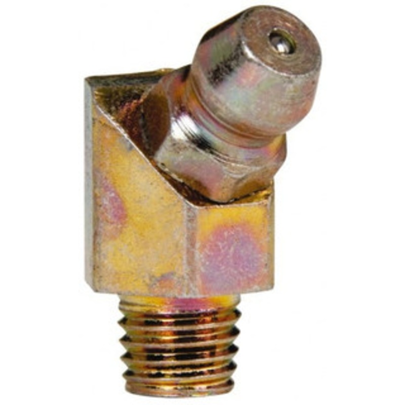 Value Collection 45 Head Angle, 1/4-28 Steel Standard Grease Fitting 9.53mm Hex 89817217 – 89817217