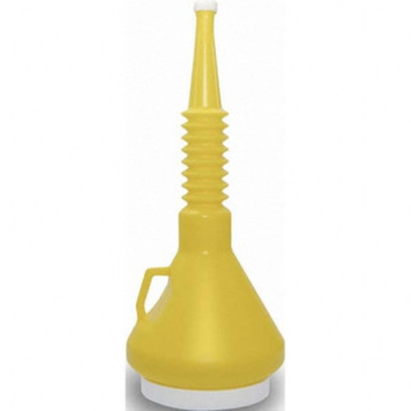 Funnel King Oil Funnels & Can Oiler Accessories, Type: Flexible Spout, Material: Polyethylene, Capacity Range: 32 oz. – 127.9 oz., Capacity (Qt.): 1.50, Capacity (Gal.): 0.38, Finish: Smooth Plastic 32135 – 10909869
