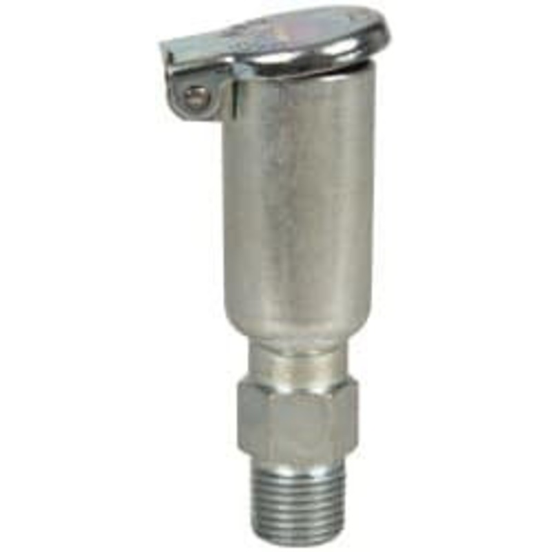 Gits Mfg 3/32 Ounce Capacity, 1/8-27 Thread, Steel, Zinc Plated, Straight with Hex Body, Oil Cup 2 High, 3/8 Thread Length, Wick Feed 02102 – 03242666