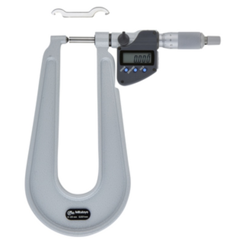 Mitutoyo Digital Sheet Metal Micrometer, 0-25mm – 389-261-30