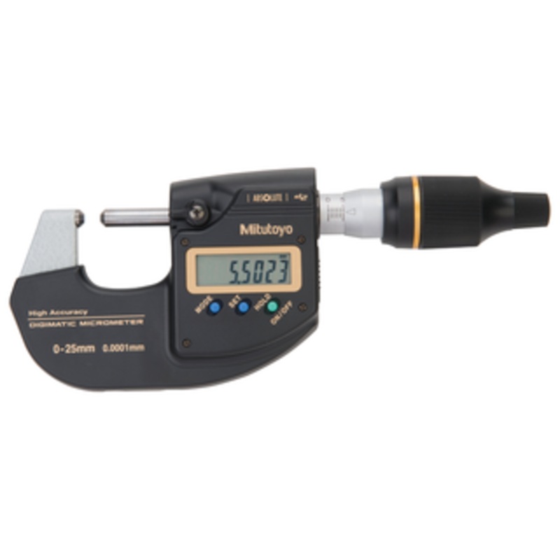Mitutoyo High Accuracy Digital Micrometer 0-25mm, Absolute Digimatic 2 – 293-100-10