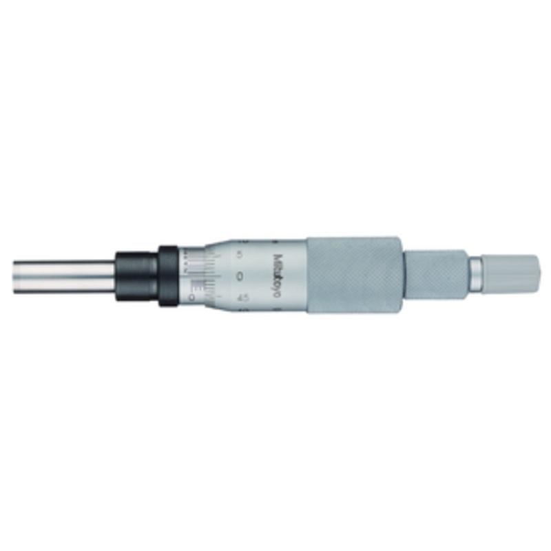 Mitutoyo Micrometer Head, Non-rotating Spindle, 0-1 – 153-206