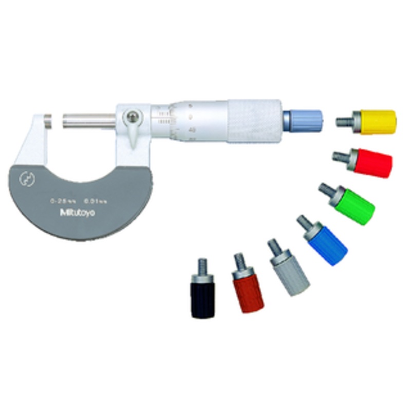 Mitutoyo Red Ratchet Stop for Analog Micrometer, 0-300 mm – 985061