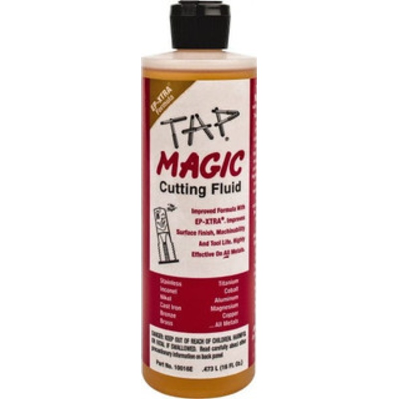 Tap Magic EP-Xtra 1 Pt Bottle Cutting & Tapping Fluid Semisynthetic, For Use on Ferrous Metals & Nonferrous Metals 10016E – 00262303