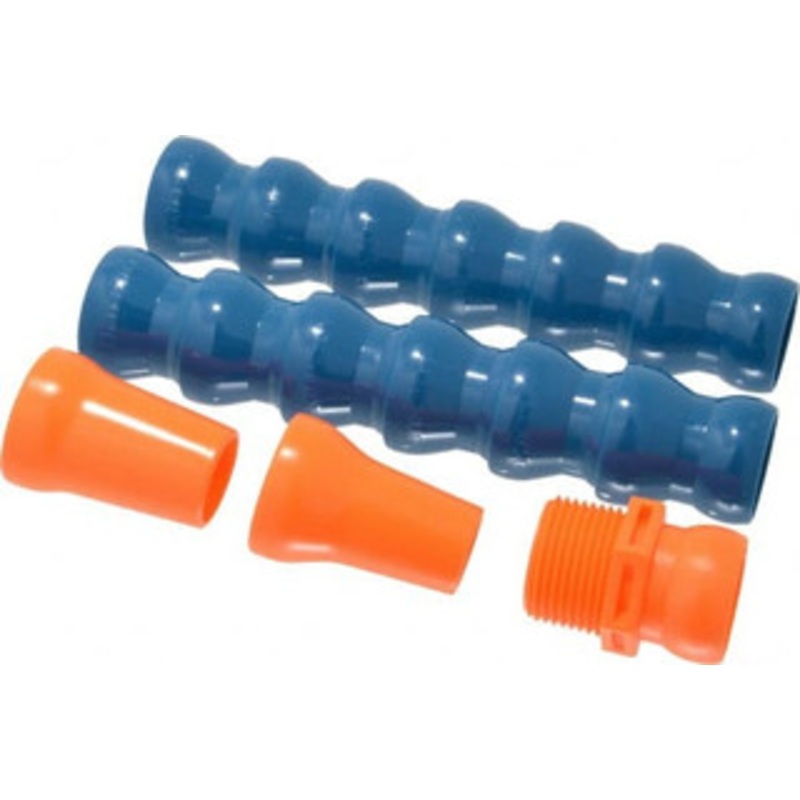 Loc-Line 14 Hose Length, 3/4 & 5/8 Nozzle Diam, 3/4 Hose ID, Coolant Hose Kit 3/4 NPT For Loc-Line Modular Hose Systems 60513 – 09777806