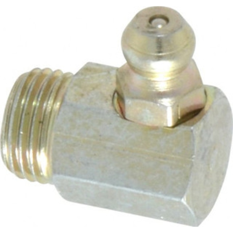 PROLUBE 90 Head Angle, M10x1.0 Metric Steel Standard Grease Fitting 11mm Hex, 18mm Overall Height, 5.5mm Shank Length, Zinc Plated Finish GFT/10/1/90/ST5 – 08060949